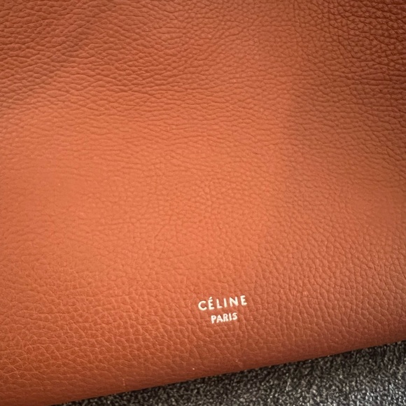 Celine Smooth Calfskin Small Long Strap Big Bag Tan - Picture 7 of 13